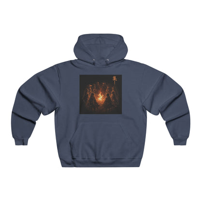 Hoodie - Spooky Campfire Skeletons Graphic Pullover