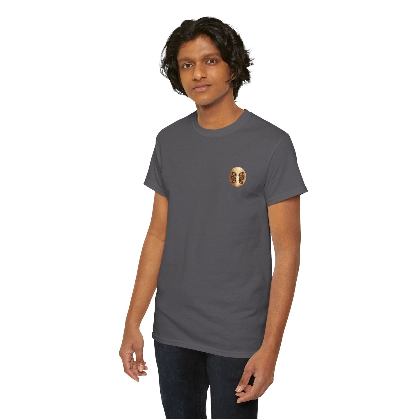Samurai Moonback T‑Shirt — Japanese Warrior Graphic Tee