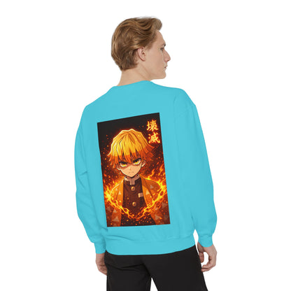 Demon Agatsuma Flame Graphic Sweatshirt Slayer
