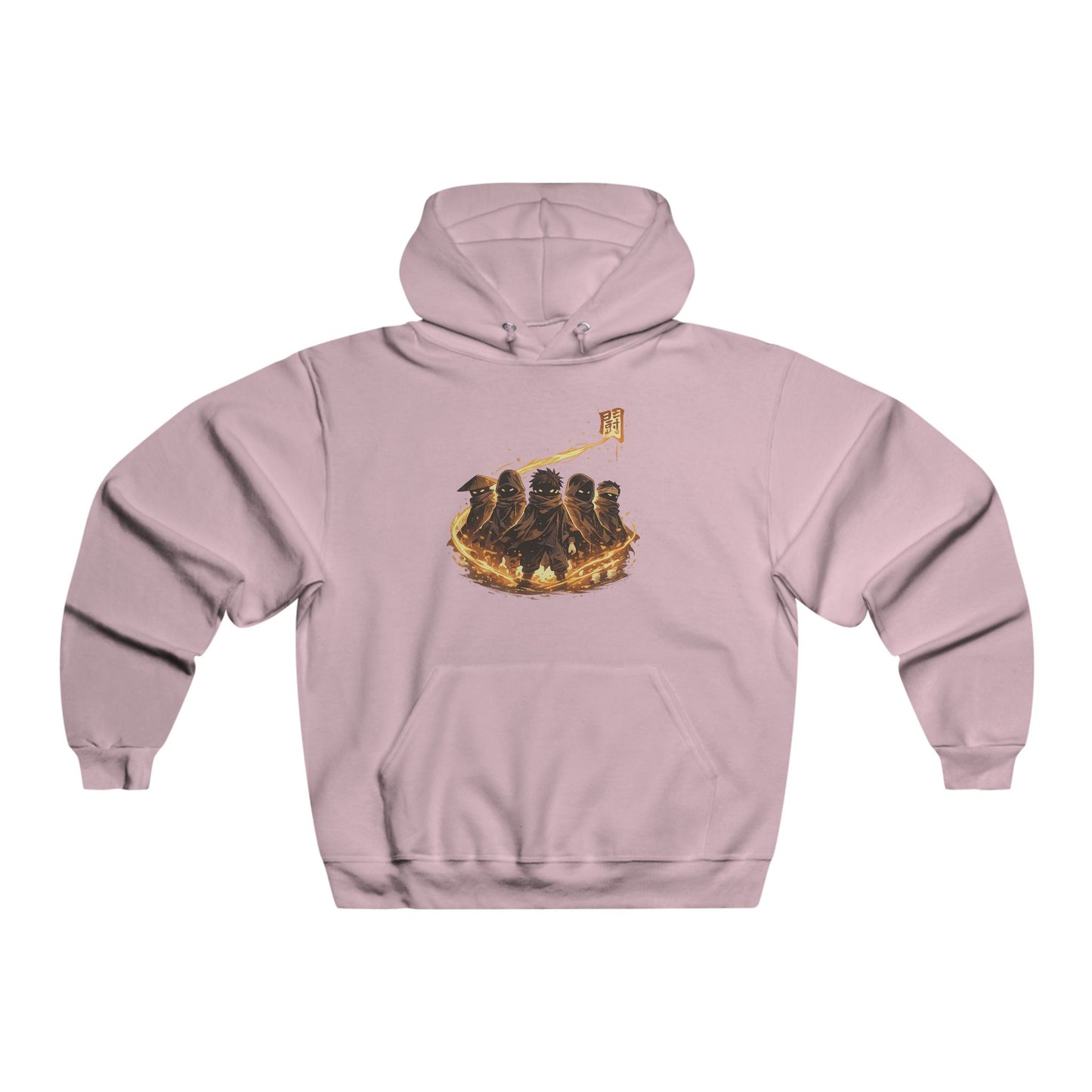 Penguin Family Campfire Hoodie — Cozy Winter Animal Crew Sweatshirt