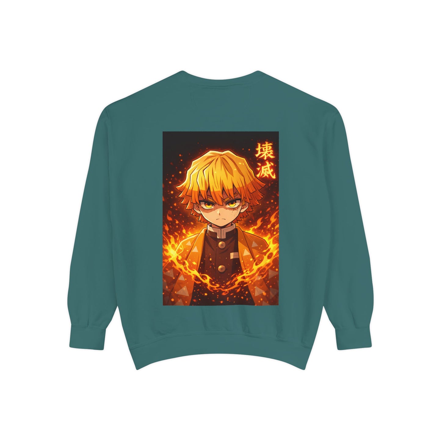 Demon Agatsuma Flame Graphic Sweatshirt Slayer