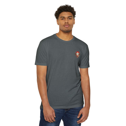 Anime Graphic T-Shirt — Red-Haired Warrior Back Print