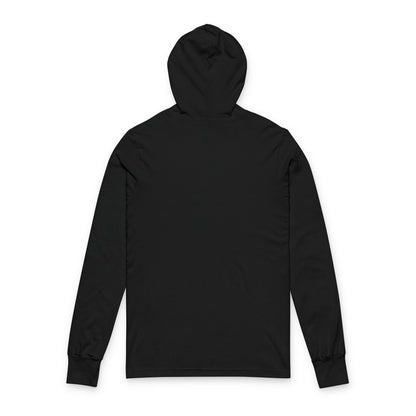 Hooded Long Sleeve Tee — Cozy Campfire Ninja Art Hooded Tee