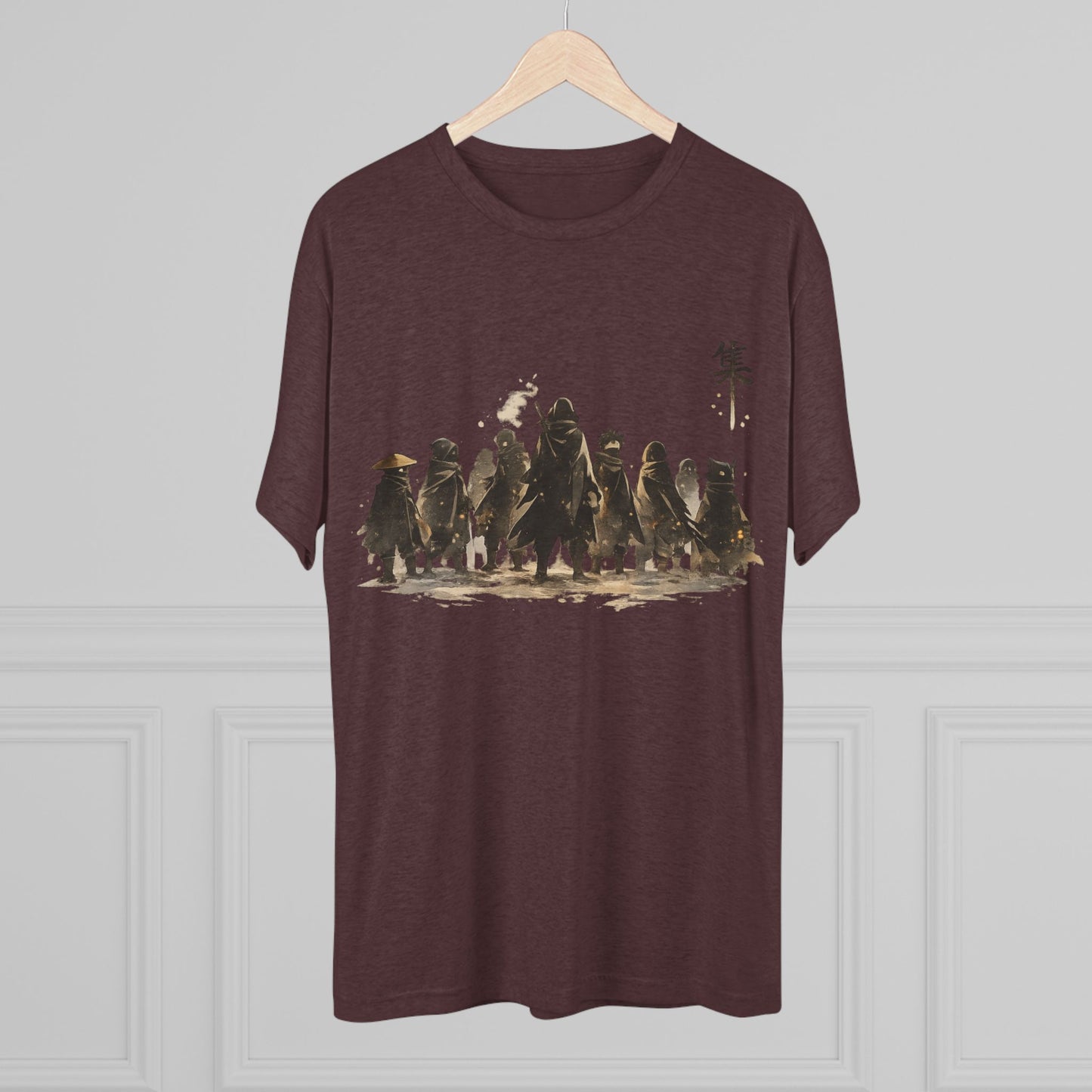 Samurai Squad Graphic Tee — Japanese Warrior Silhouette T-Shirt