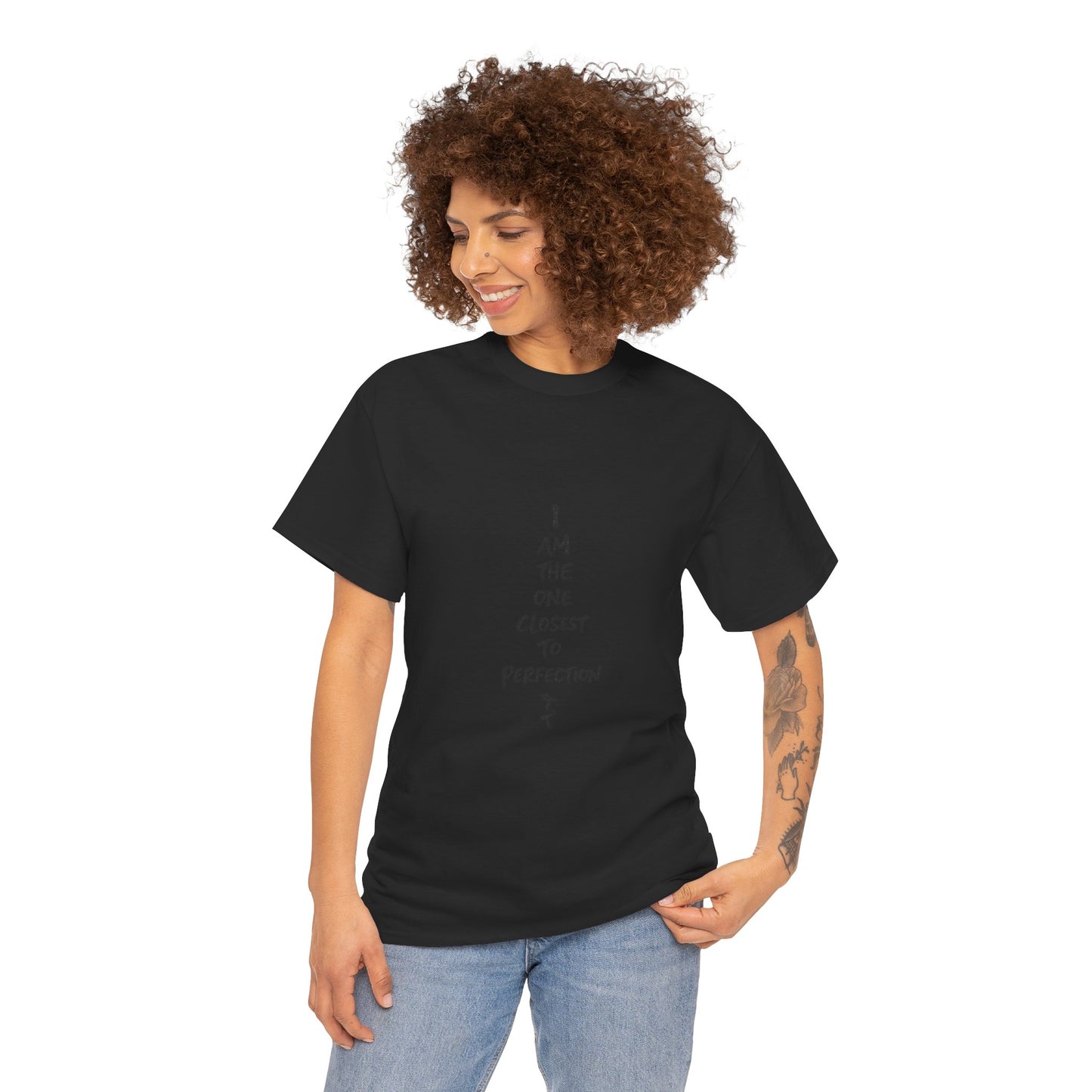 Graphic Anime T-Shirt — 'I Am The One Closest to Perfection' Graphic Tee