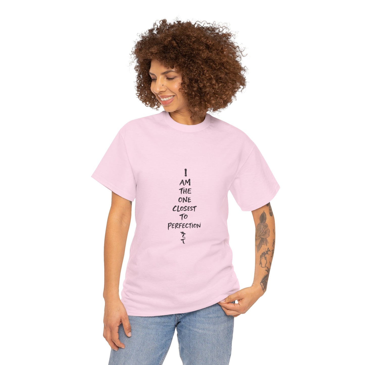 Graphic Anime T-Shirt — 'I Am The One Closest to Perfection' Graphic Tee