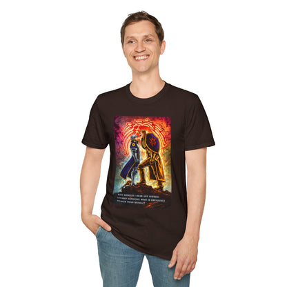 Strength Without Hatred Tee — Anime Warrior Lion Graphic T-Shirt