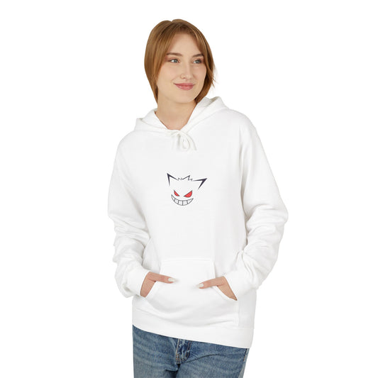 Horror Cat Hoodie — Japanese Kanji Dark Forest Graphic Pullover