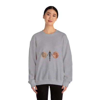 Stoic Minimalist Mantra Sweatshirt | modern mantra design, minimal philosophy