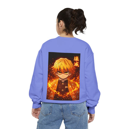 Demon Agatsuma Flame Graphic Sweatshirt Slayer