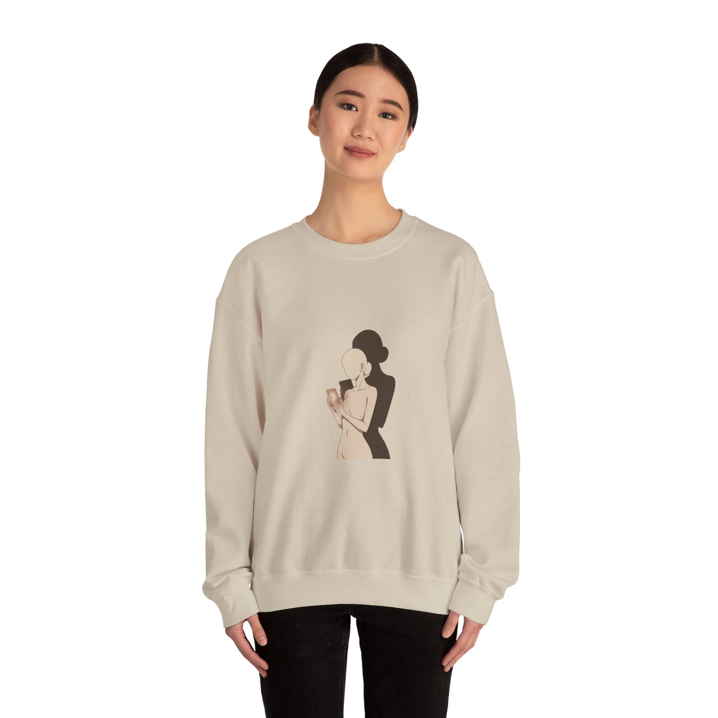 Morning Ritual Illustration Sweatshirt | cozy cafe, breakfast art