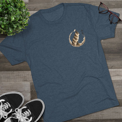 T-Shirt — Minimal Japanese Sumi-e Foxes Graphic Tee