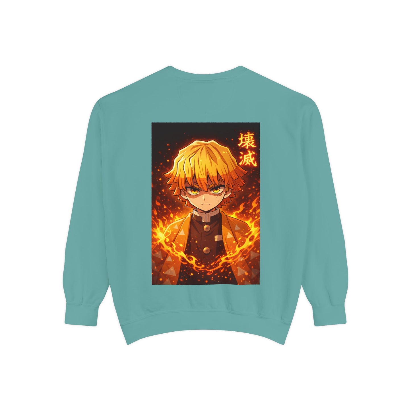 Demon Agatsuma Flame Graphic Sweatshirt Slayer
