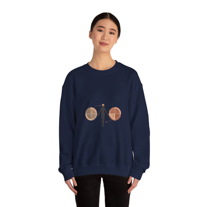 Stoic Minimalist Mantra Sweatshirt | modern mantra design, minimal philosophy