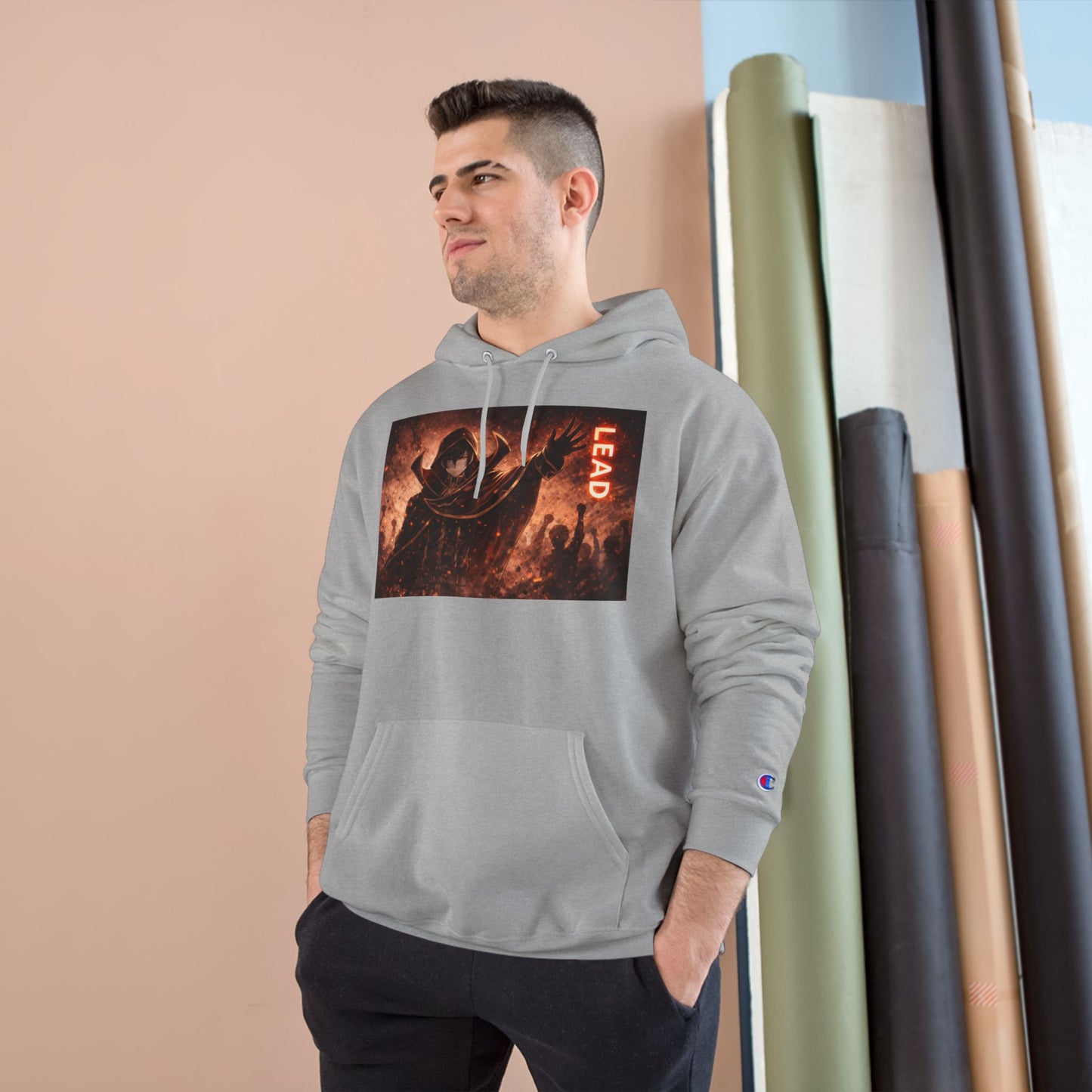 Grim Reaper Lead Hoodie | Dark Gothic Illustration, Warrior Cloak