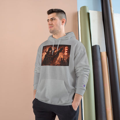 Grim Reaper Lead Hoodie | Dark Gothic Illustration, Warrior Cloak