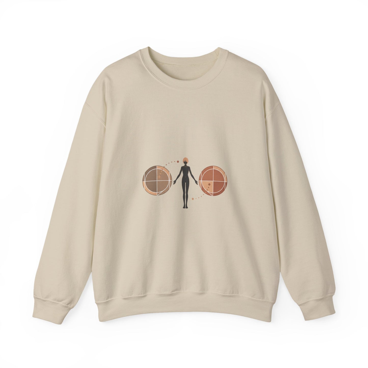 Stoic Minimalist Mantra Sweatshirt | modern mantra design, minimal philosophy