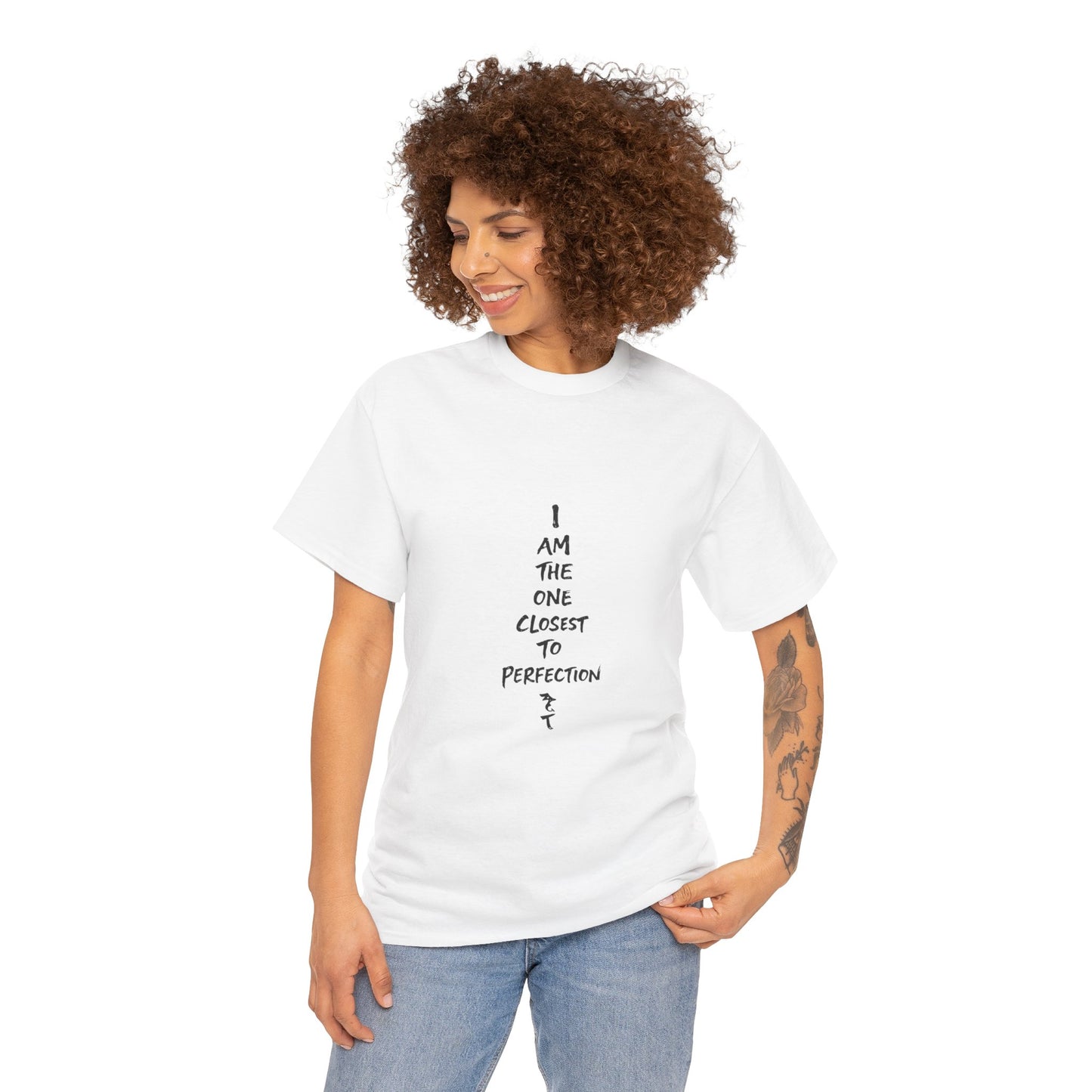 Graphic Anime T-Shirt — 'I Am The One Closest to Perfection' Graphic Tee