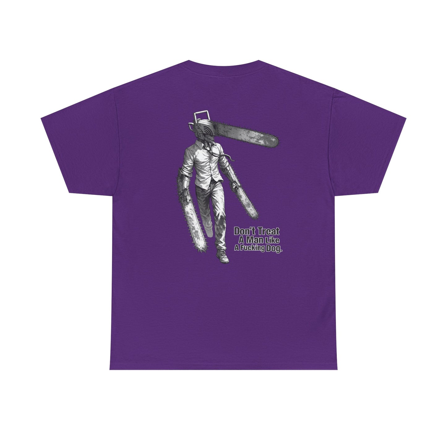Devil Engine Graphic Tee — “Don’t Treat A Man Like A Fucking Dog” Manga Shirt