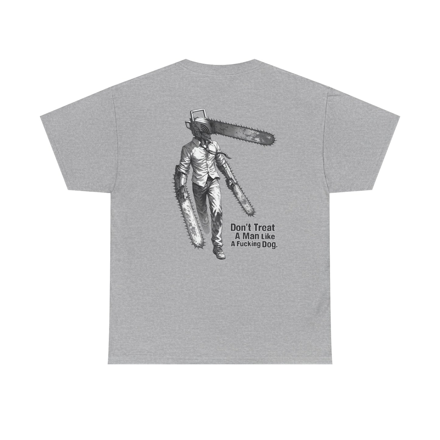 Devil Engine Graphic Tee — “Don’t Treat A Man Like A Fucking Dog” Manga Shirt