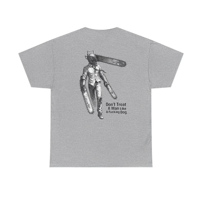 Devil Engine Graphic Tee — “Don’t Treat A Man Like A Fucking Dog” Manga Shirt