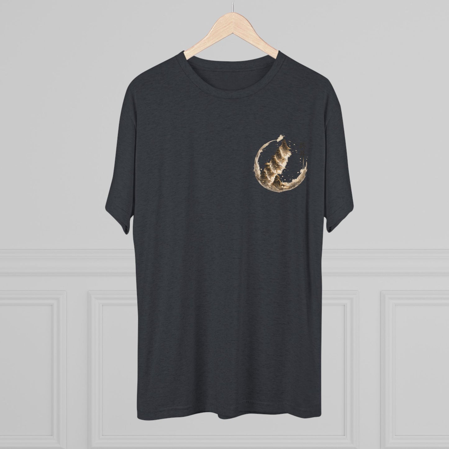 T-Shirt — Minimal Japanese Sumi-e Foxes Graphic Tee