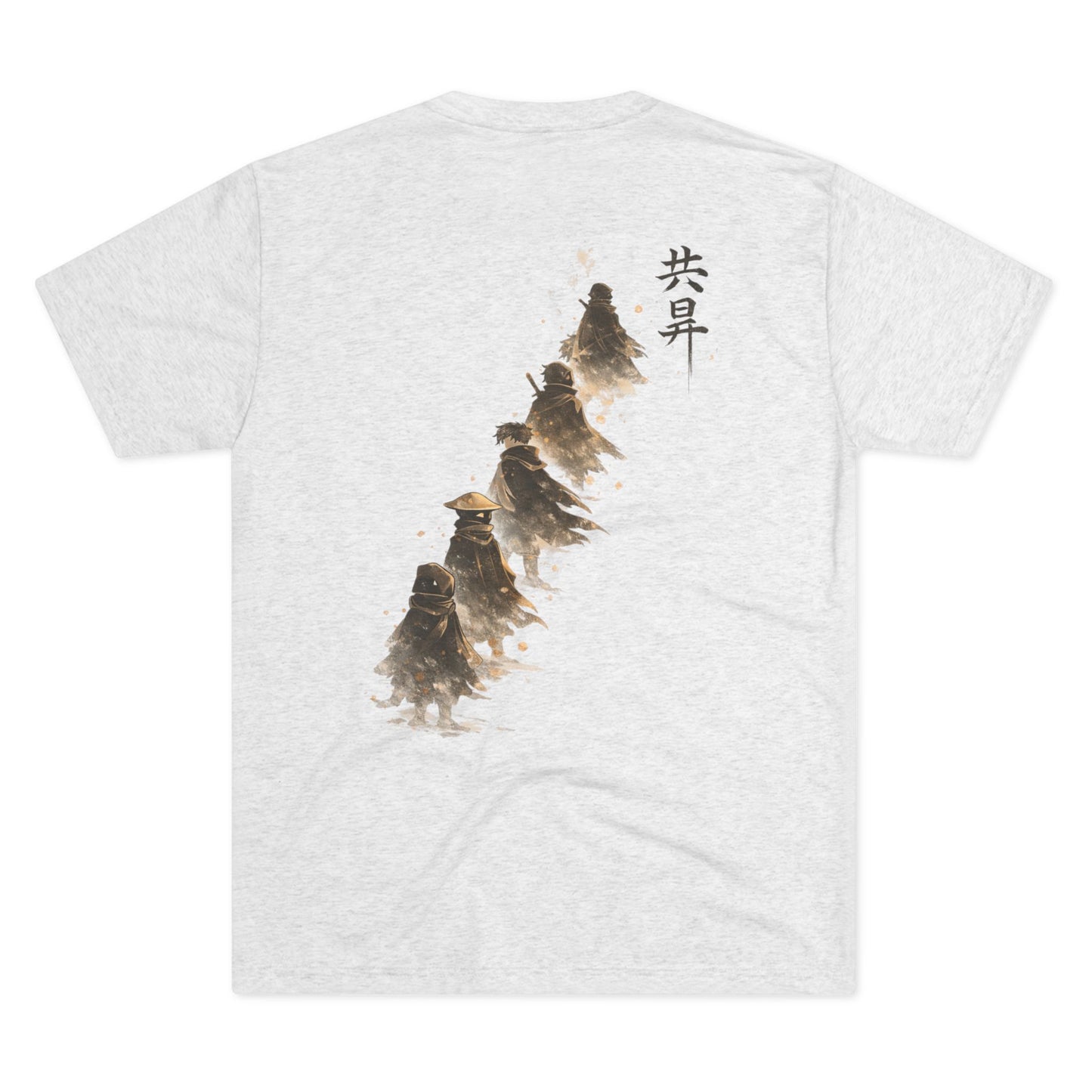 T-Shirt — Minimal Japanese Sumi-e Foxes Graphic Tee