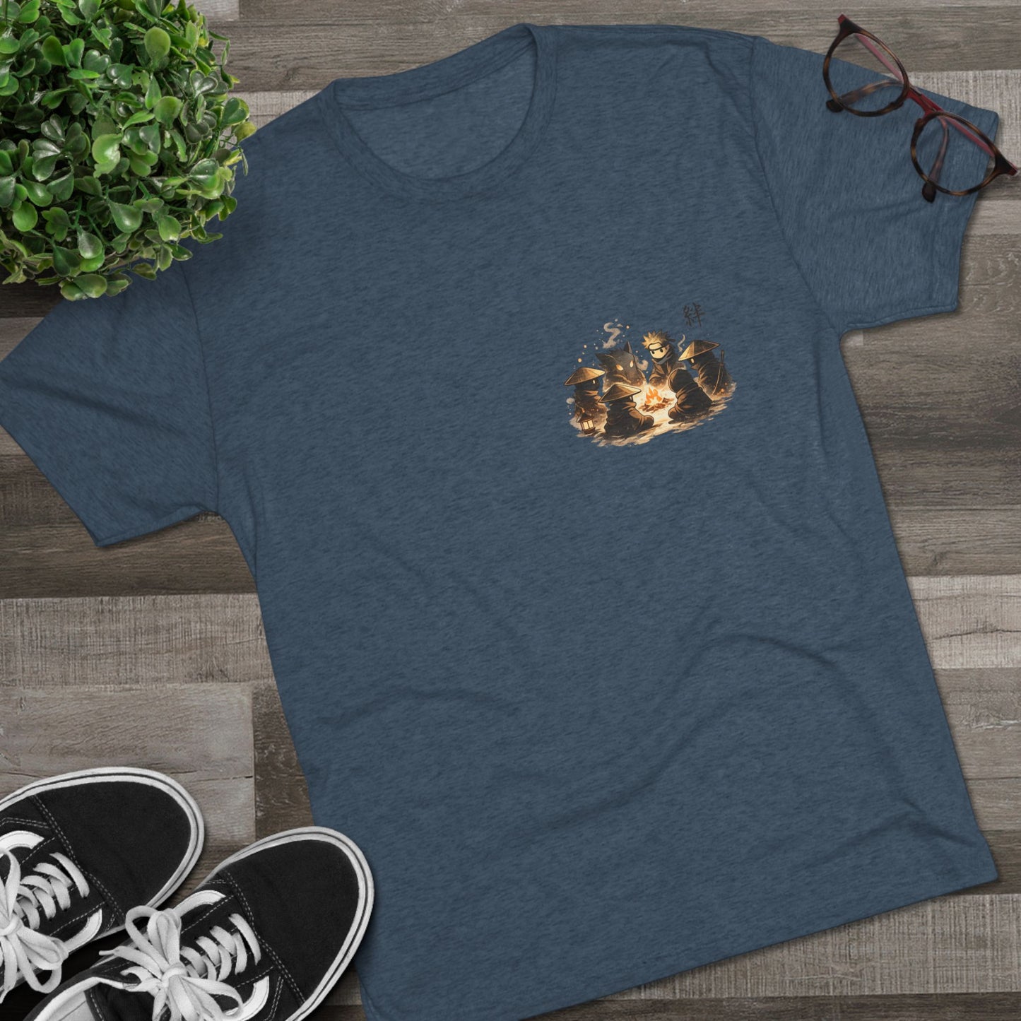 Anime Ninja Campfire Graphic Tee
