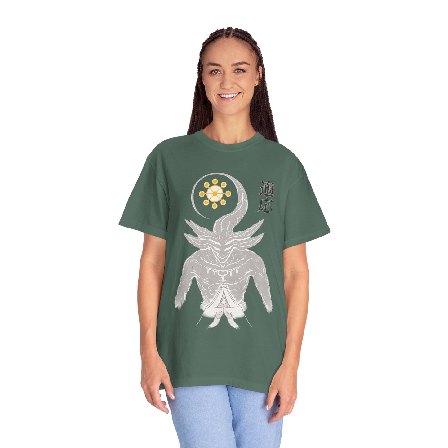 Demon sigil T-Shirt — Japanese “Adapt” Kanji Graphic Tee