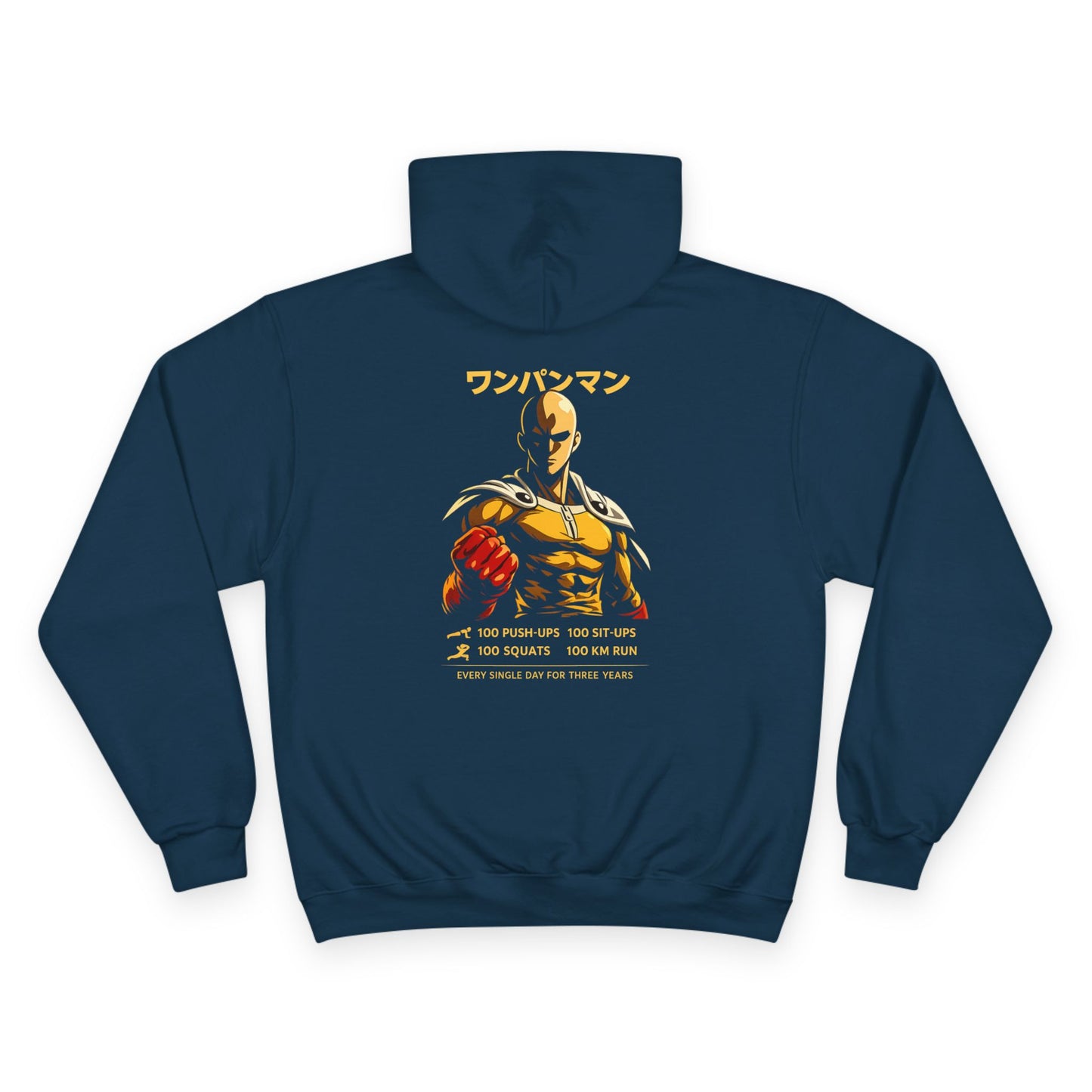Anime Workout japanese Graphic Hoodie — Anime Champion Sweatshirt