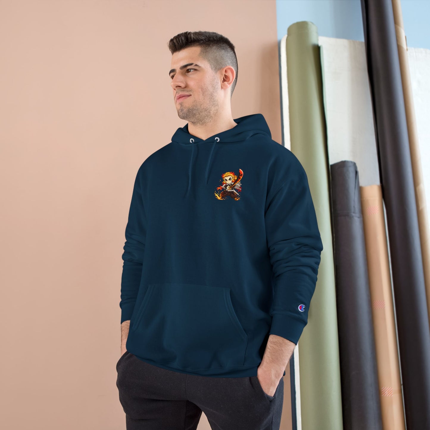 Demon Slayer Rengoku Flame Hoodie