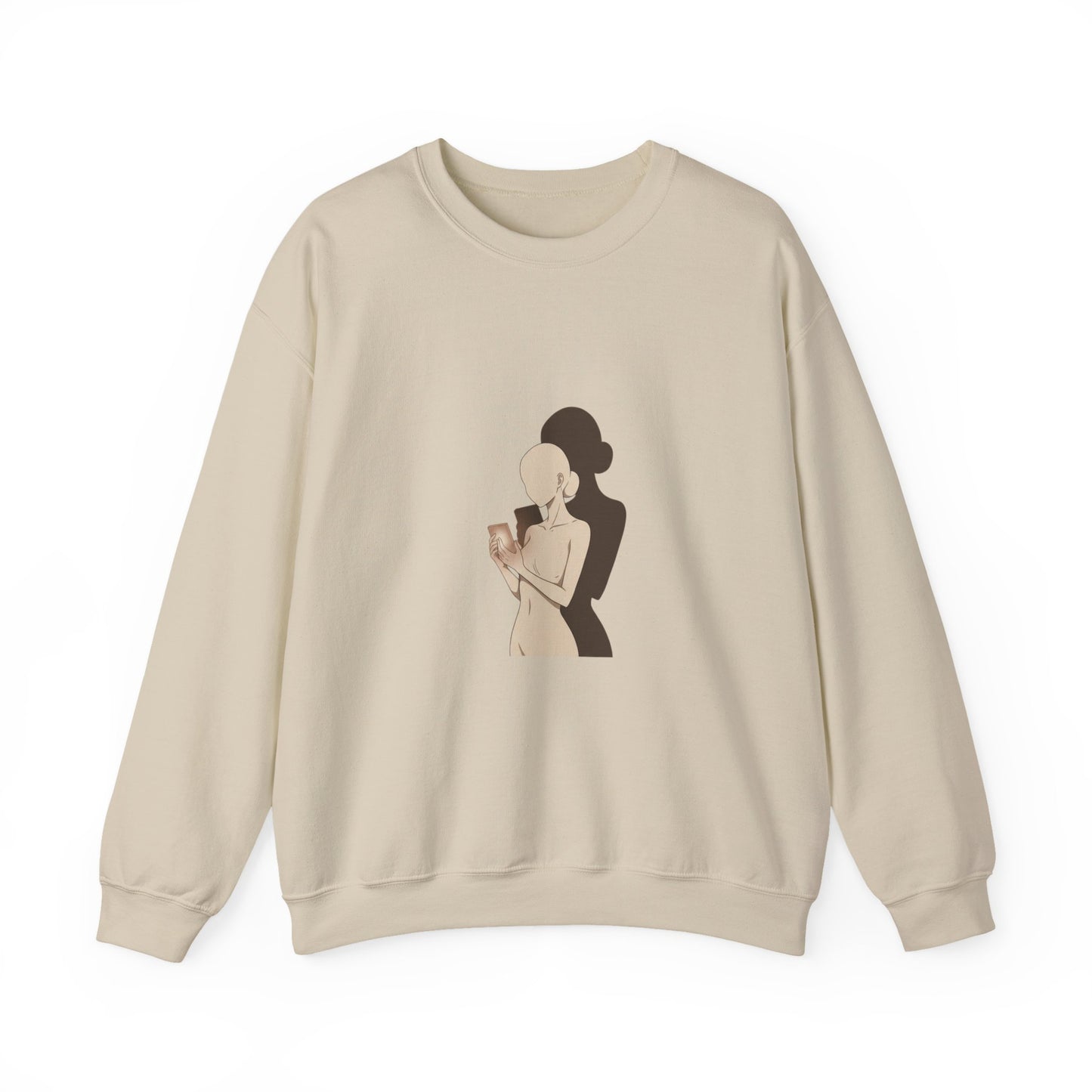 Morning Ritual Illustration Sweatshirt | cozy cafe, breakfast art