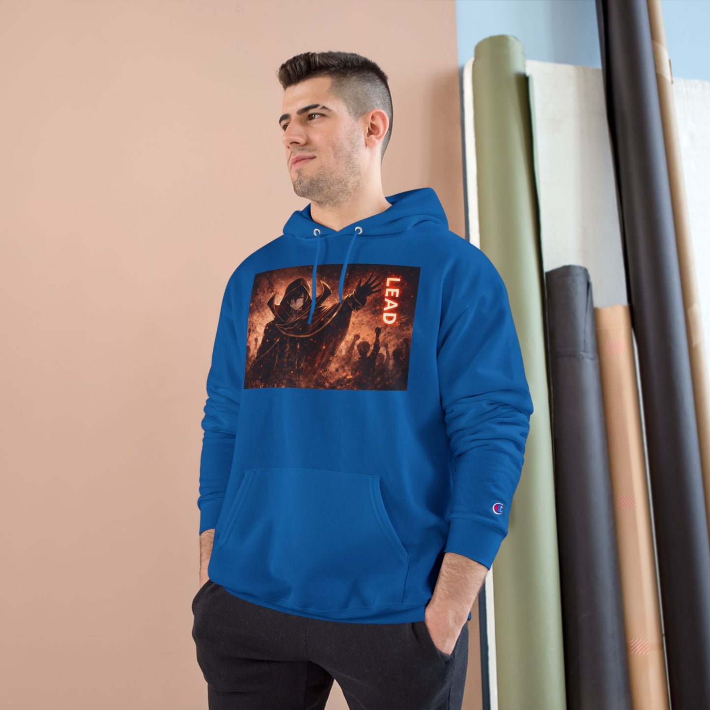 Grim Reaper Lead Hoodie | Dark Gothic Illustration, Warrior Cloak