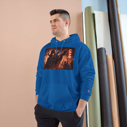 Grim Reaper Lead Hoodie | Dark Gothic Illustration, Warrior Cloak