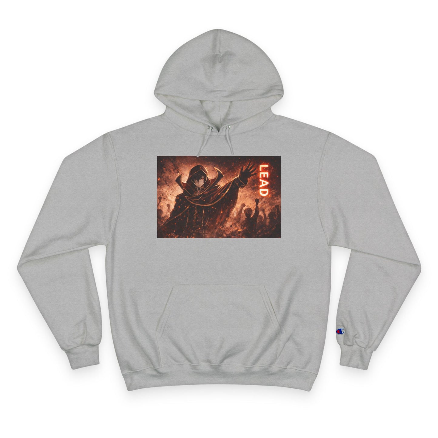 Grim Reaper Lead Hoodie | Dark Gothic Illustration, Warrior Cloak