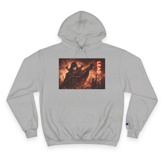 Grim Reaper Lead Hoodie | Dark Gothic Illustration, Warrior Cloak