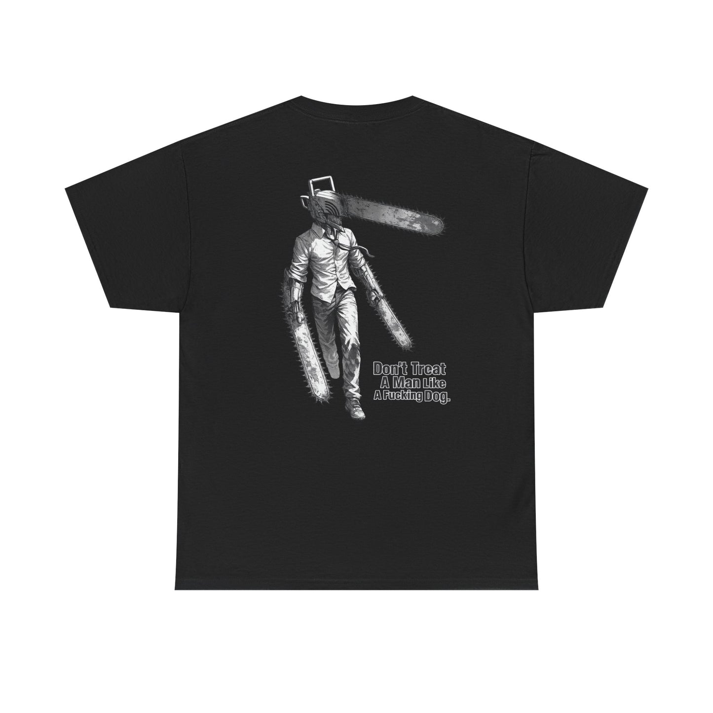 Devil Engine Graphic Tee — “Don’t Treat A Man Like A Fucking Dog” Manga Shirt