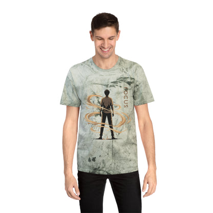 Focus silhouette tee | T-Shirt | Inspirational, silhouette with swirling energy