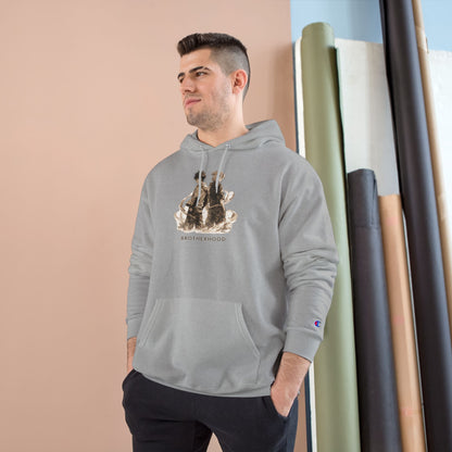 Brotherhood Bears Hoodie | Vintage Teddy Bear Illustration, Retro Sibling Design