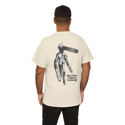 Devil Engine Graphic Tee — “Don’t Treat A Man Like A Fucking Dog” Manga Shirt