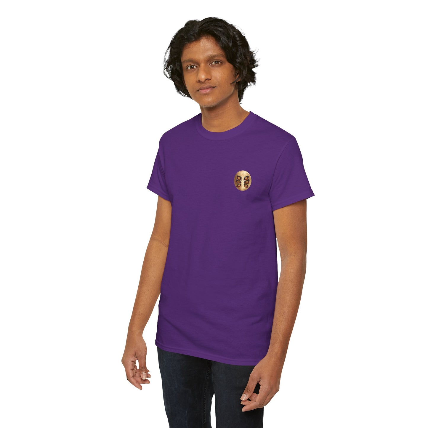 Samurai Moonback T‑Shirt — Japanese Warrior Graphic Tee