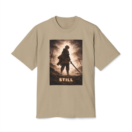 Knight silhouette STILL Tee | Fantasy warrior graphic shirt