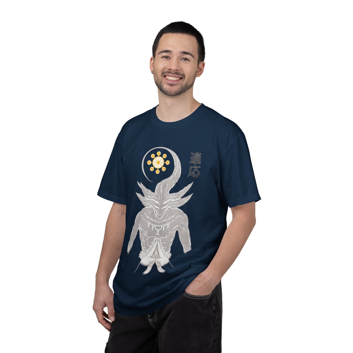 Demon sigil T-Shirt — Japanese “Adapt” Kanji Graphic Tee
