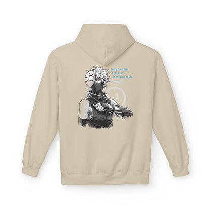 Anime Masked Shinobi Hoodie — 'Every sin tells part of the path' Graphic Pullover