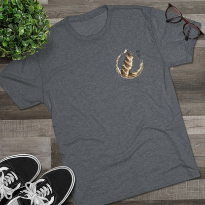 T-Shirt — Minimal Japanese Sumi-e Foxes Graphic Tee