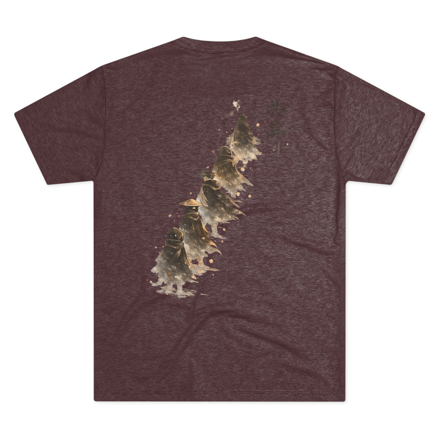 T-Shirt — Minimal Japanese Sumi-e Foxes Graphic Tee