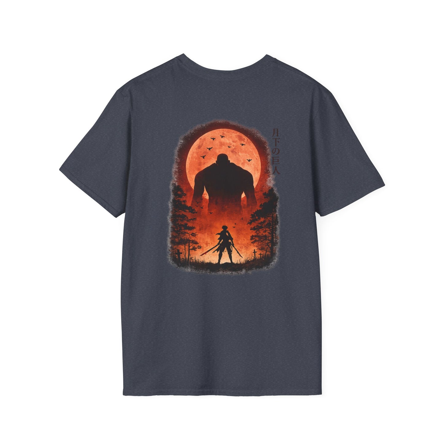 Samurai vs Titan Graphic T-Shirt — "Anybody Can Become a God or a Devil"
