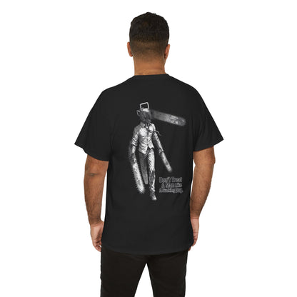 Devil Engine Graphic Tee — “Don’t Treat A Man Like A Fucking Dog” Manga Shirt