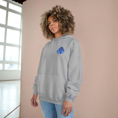 Champion Hoodie | Anime Blue Spirit Guardian Graphic Hoodie