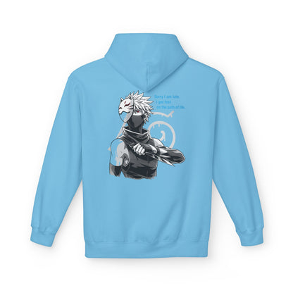 Anime Masked Shinobi Hoodie — 'Every sin tells part of the path' Graphic Pullover